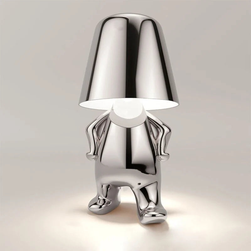 Table Lamp Sculptural Figurine USB Rechargeable Touch-Dimmable