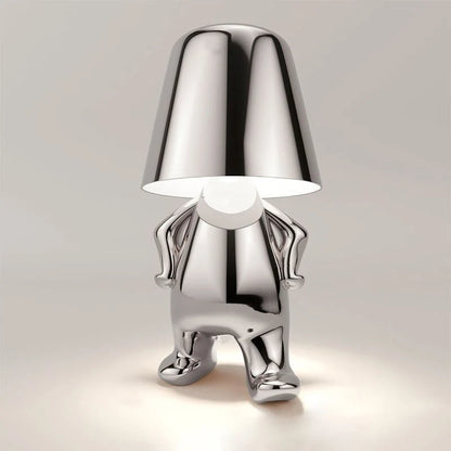 Table Lamp Sculptural Figurine USB Rechargeable Touch-Dimmable