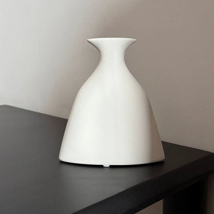 Table Vase Ceramic Circular Opening 10.2 Inch