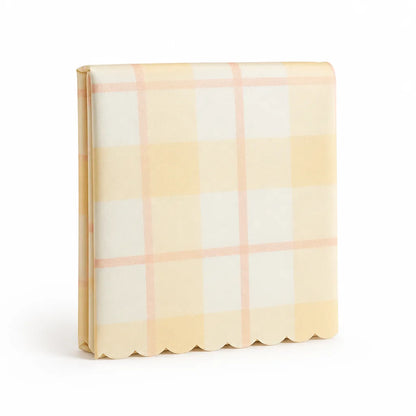 Tablecloth Checkered Water-Repellent & Wipeable