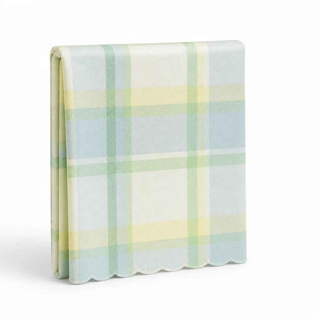 Tablecloth Checkered Water-Repellent & Wipeable