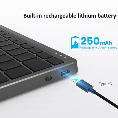 Tablet Keyboard With Holder Bluetooth Integrated Touchpad