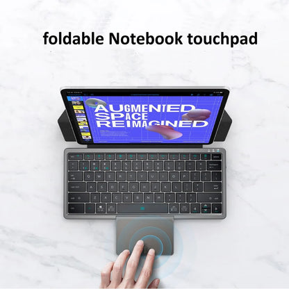 Tablet Keyboard With Holder Bluetooth Integrated Touchpad