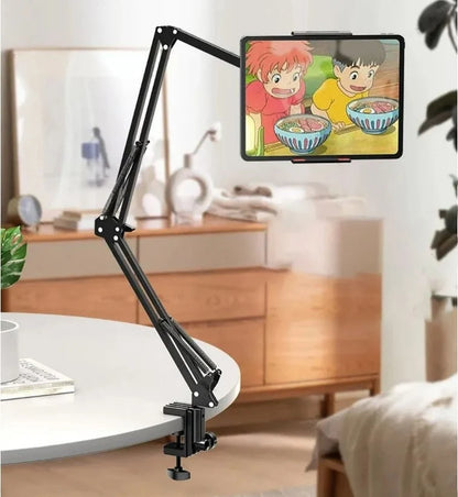 Tablet Stand 360° Rotating Adjustable Aluminum Arm