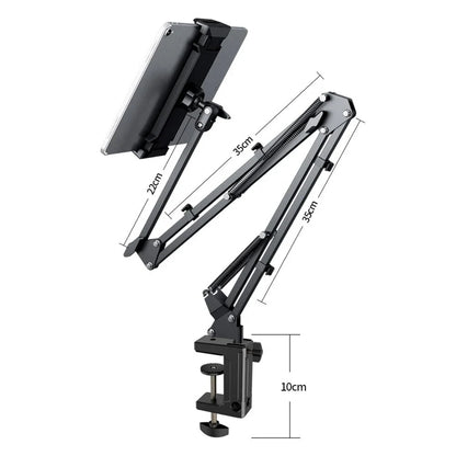 Tablet Stand 360° Rotating Adjustable Aluminum Arm