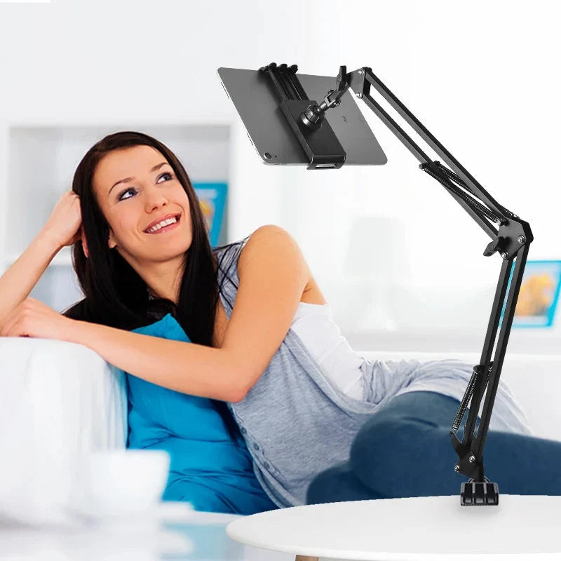 Tablet Stand 360° Rotating Adjustable Aluminum Arm