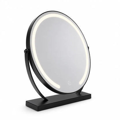 Tabletop Makeup Mirror 15x Magnification LED Touch Control