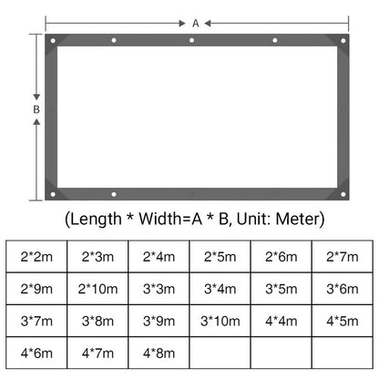 Tarp Clear Weather-Resistant Tear-Resistant