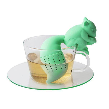 Tea Infuser Silicone Squirrel Shape for Loose Tea Leaves