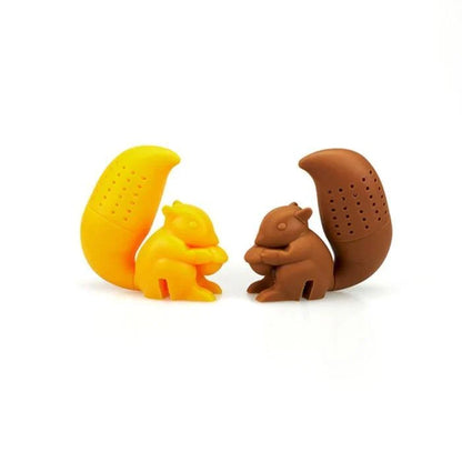 Tea Infuser Silicone Squirrel Shape for Loose Tea Leaves