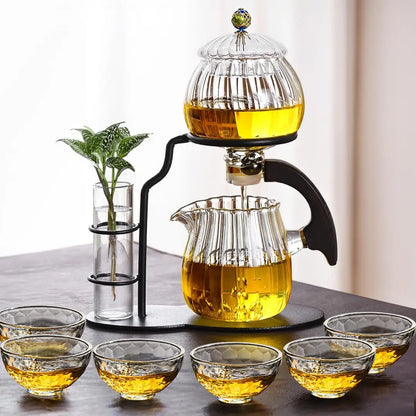 Tea Set Borosilicate Glass Magnetic Pouring Mechanism