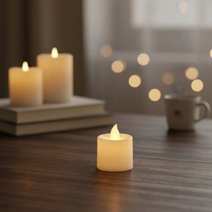 Tealight Candles Flameless LED Battery Operated 12 Pack