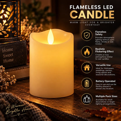 Tealight Candles Flameless LED Battery Operated 12 Pack