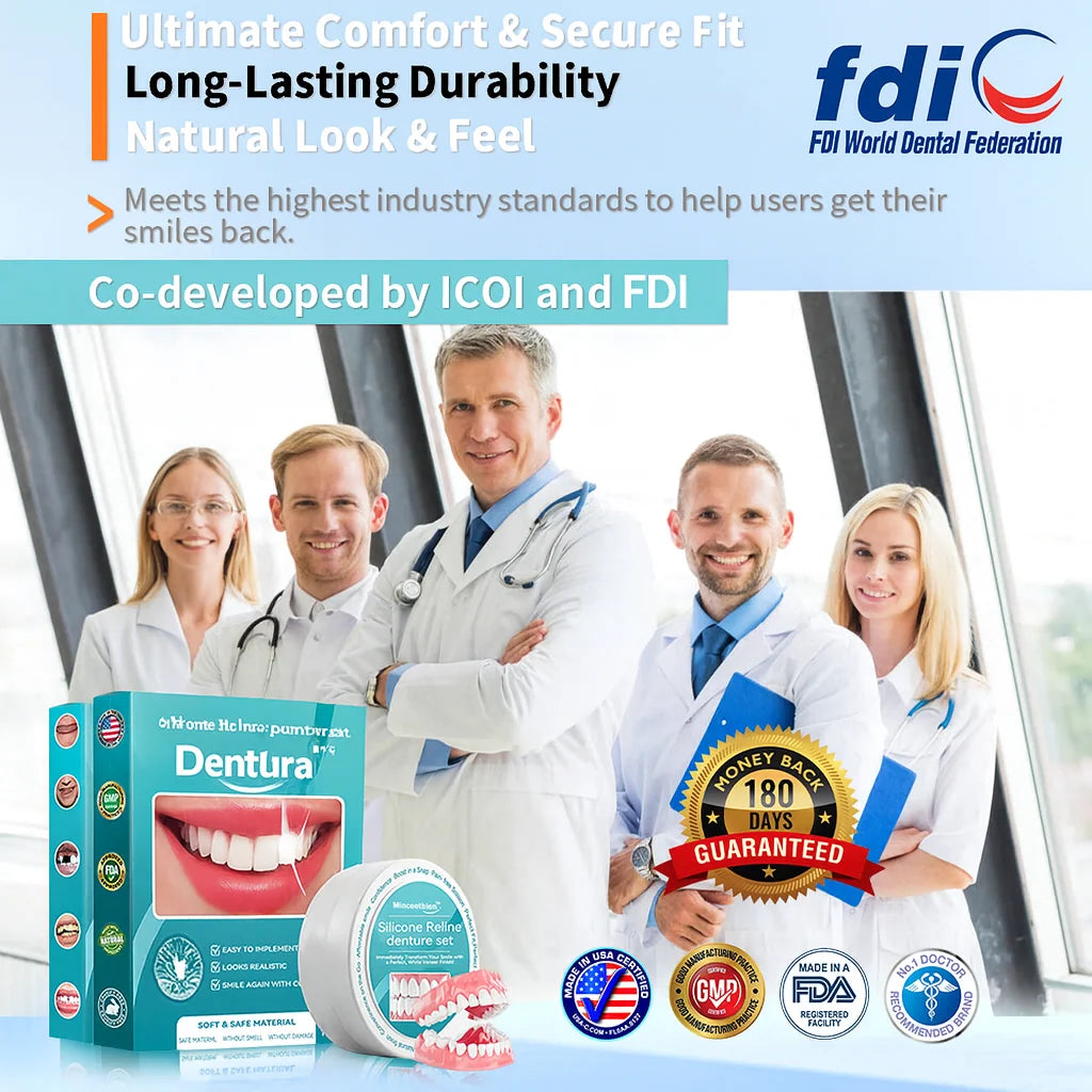 Teeth Cover Set Soft Silicone Upper & Lower Pair