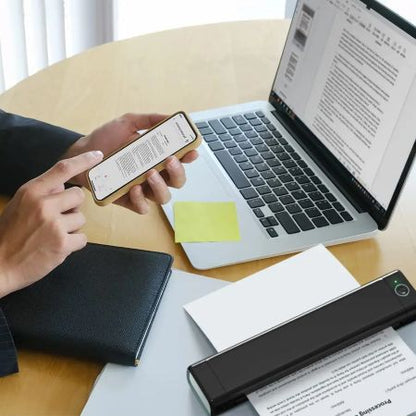 Thermal Printer Portable Wireless Inkless Letter-Size