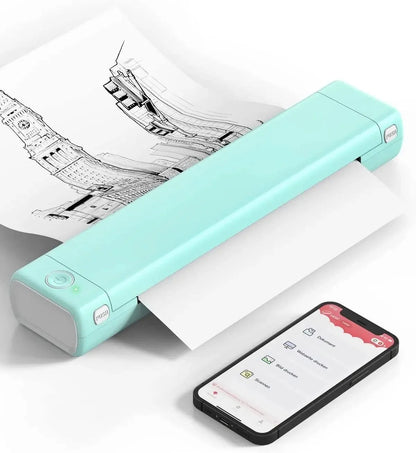 Thermal Printer Portable Wireless Inkless Letter-Size