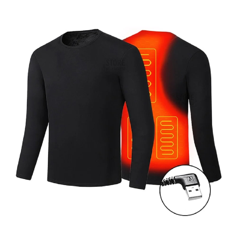 Thermal Underwear Set Heated 3 Heat Settings