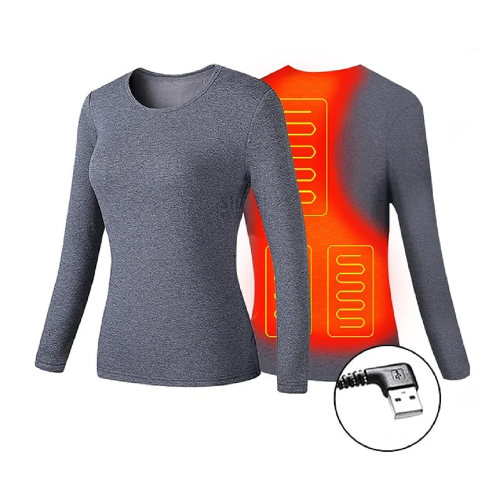 Thermal Underwear Set Heated 3 Heat Settings