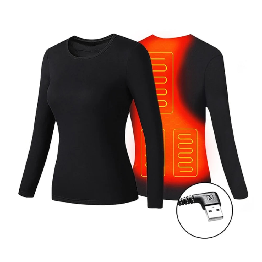 Thermal Underwear Set Heated 3 Heat Settings