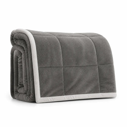 Thick Multi-Layered Coral Fleece And Flannel Blanket