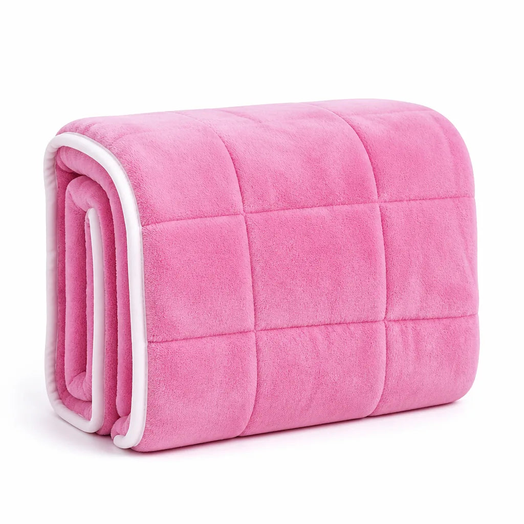 Thick Multi-Layered Coral Fleece And Flannel Blanket