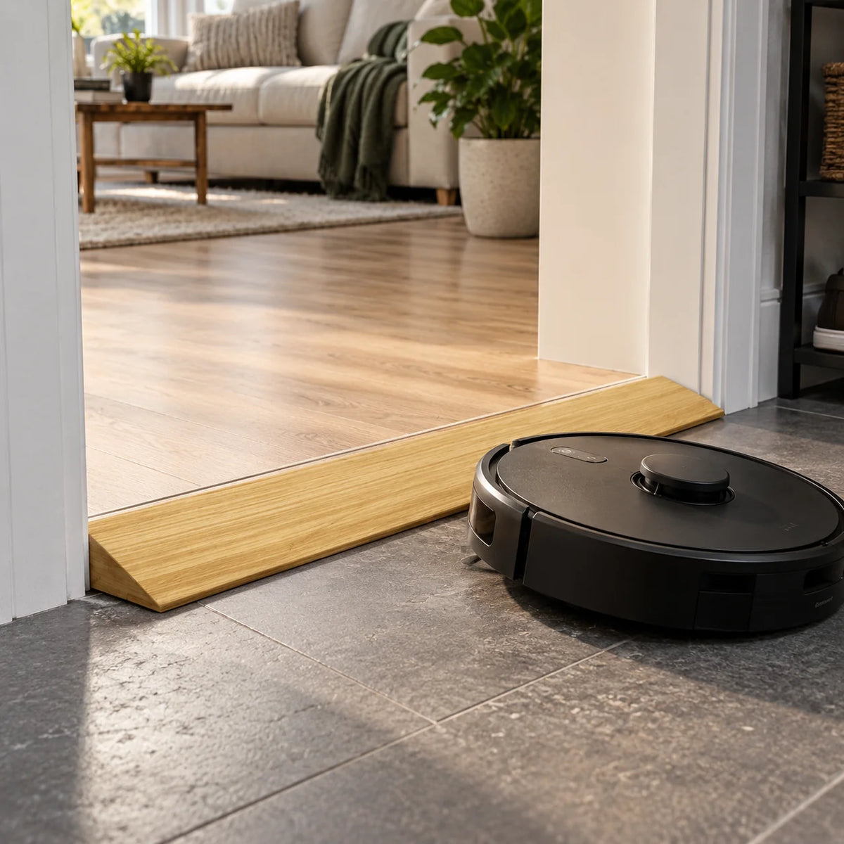 Threshold Ramp Robot Vacuum Low Profile Cuttable 35.4 Inch