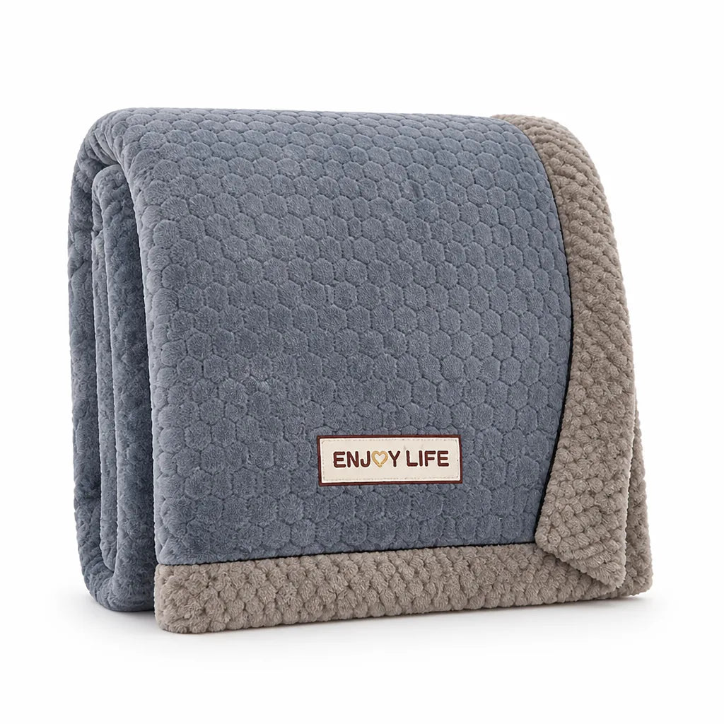 Throw Blanket Milk Velvet Jacquard 350 GSM