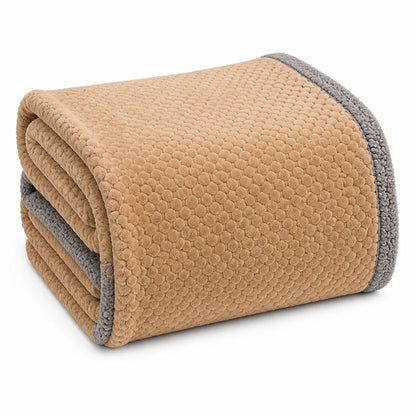 Throw Blanket Milk Velvet Jacquard 350 GSM
