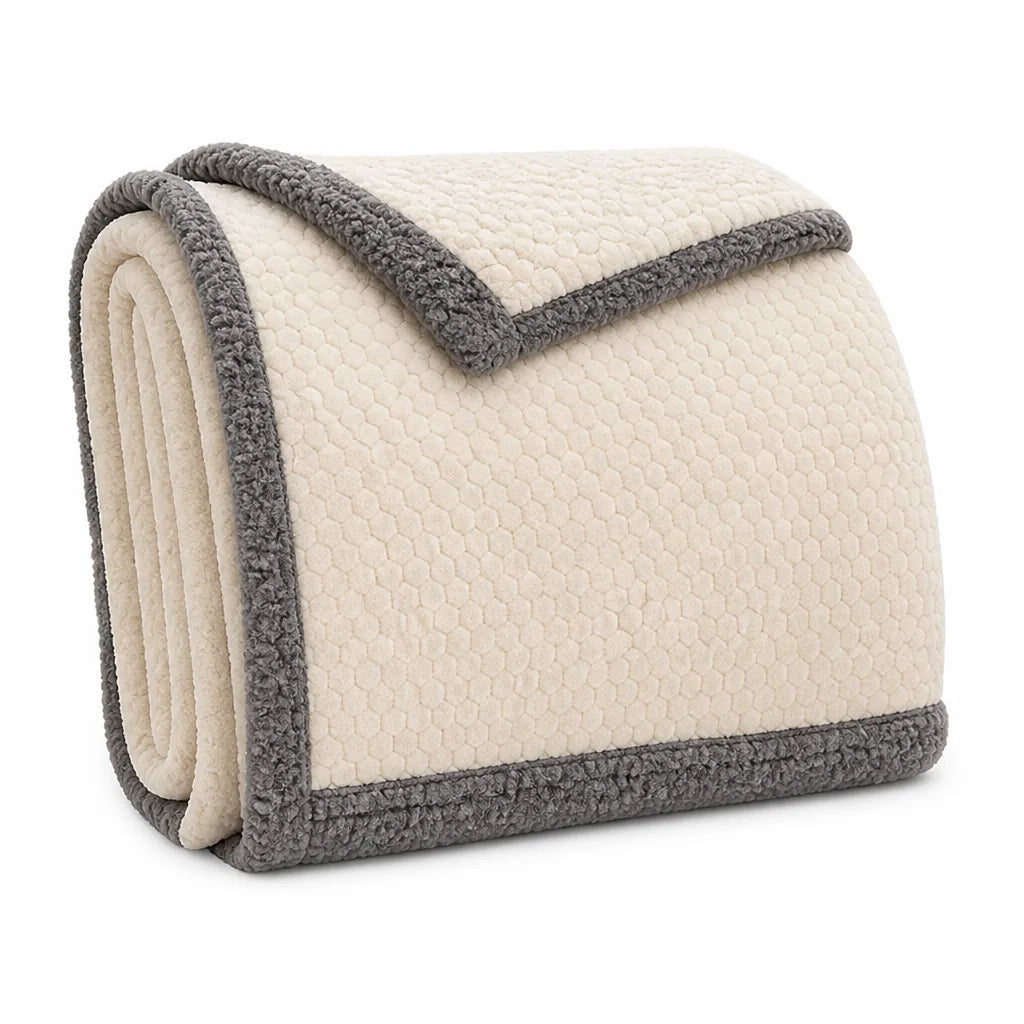Throw Blanket Milk Velvet Jacquard 350 GSM