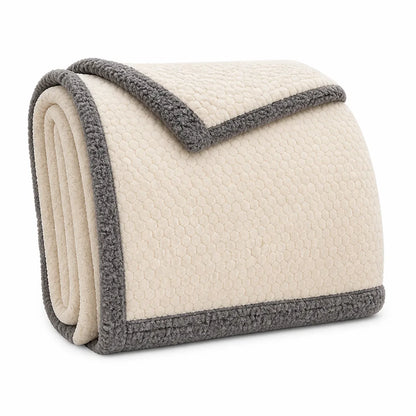 Throw Blanket Milk Velvet Jacquard 350 GSM