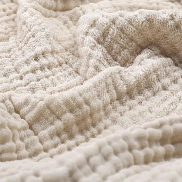 Throw Blanket Muslin Cotton Lightweight & Breathable
