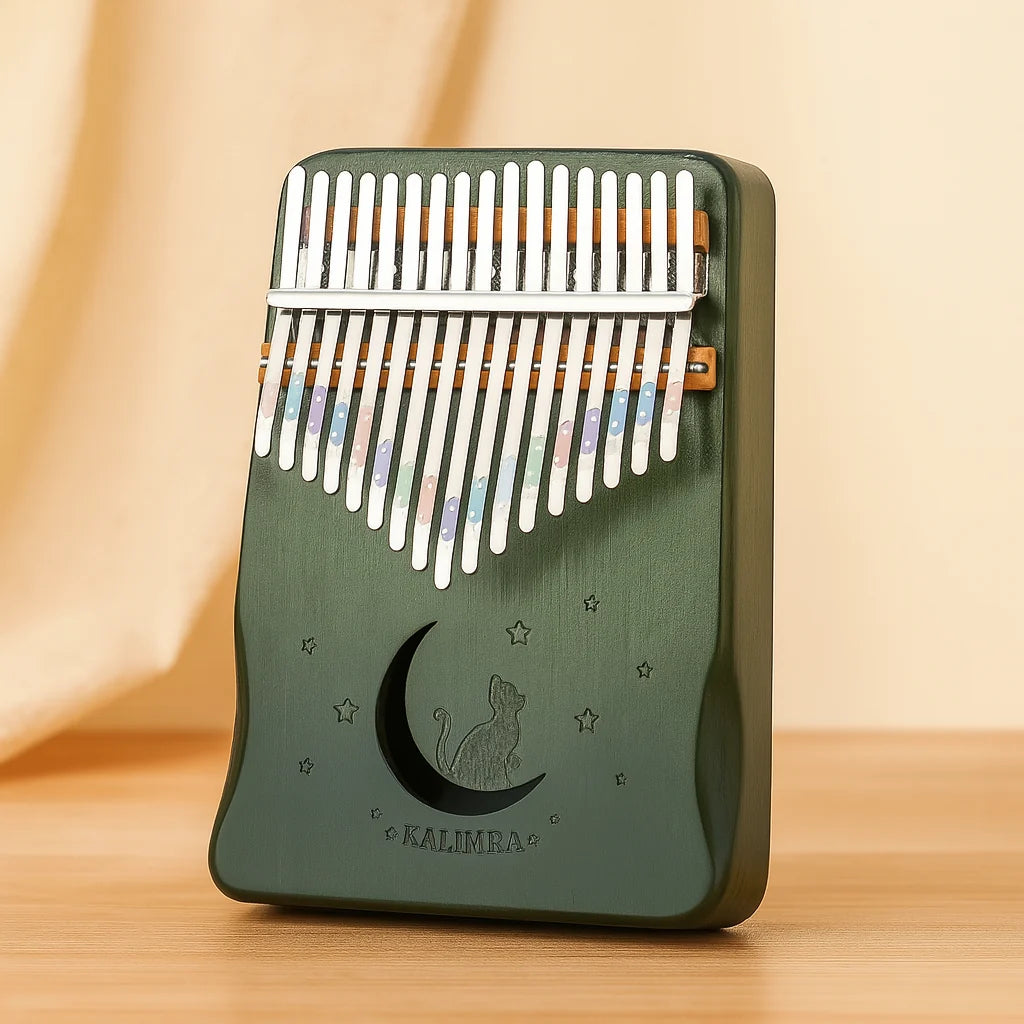 Thumb Piano 17-Note Natural Wood Beginner Kit