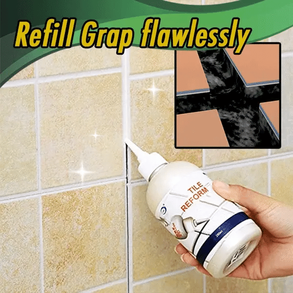 Tile Grout Repair Gel Waterproof Mold-Resistant Precision Nozzle