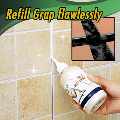 Tile Grout Repair Gel Waterproof Mold-Resistant Precision Nozzle