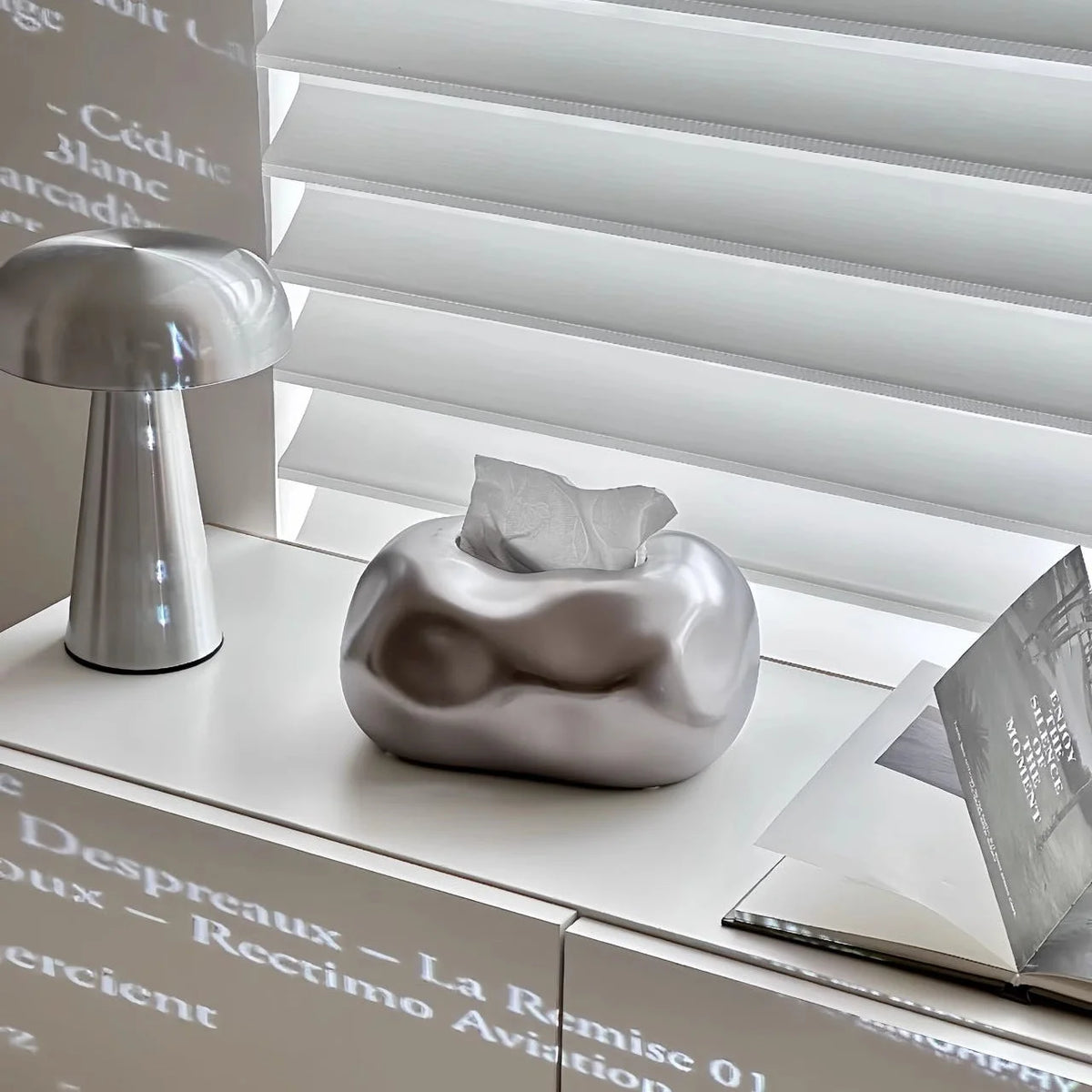 Tissue Box Cloud-Shaped Ceramic