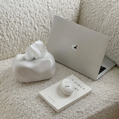 Tissue Box Cloud-Shaped Ceramic