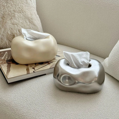 Tissue Box Cloud-Shaped Ceramic