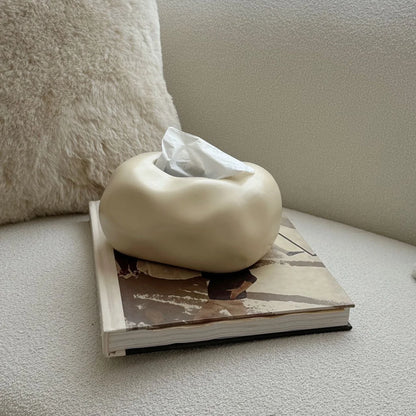 Tissue Box Cloud-Shaped Ceramic