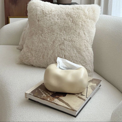 Tissue Box Cloud-Shaped Ceramic