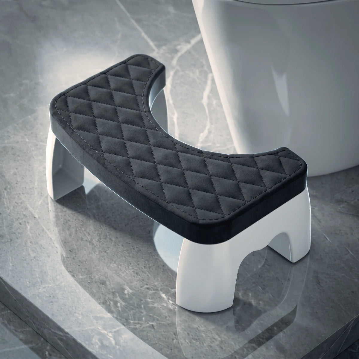 Toilet Squat Stool Ergonomic Textured Non-Slip