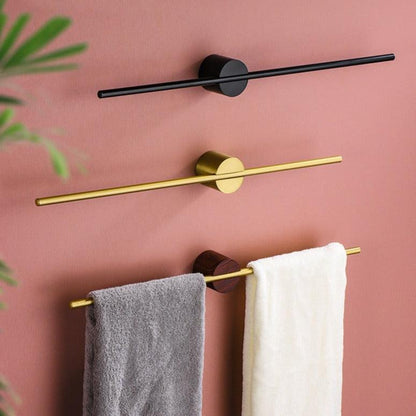 Towel Holder Brushed Aluminum Portable No Installation