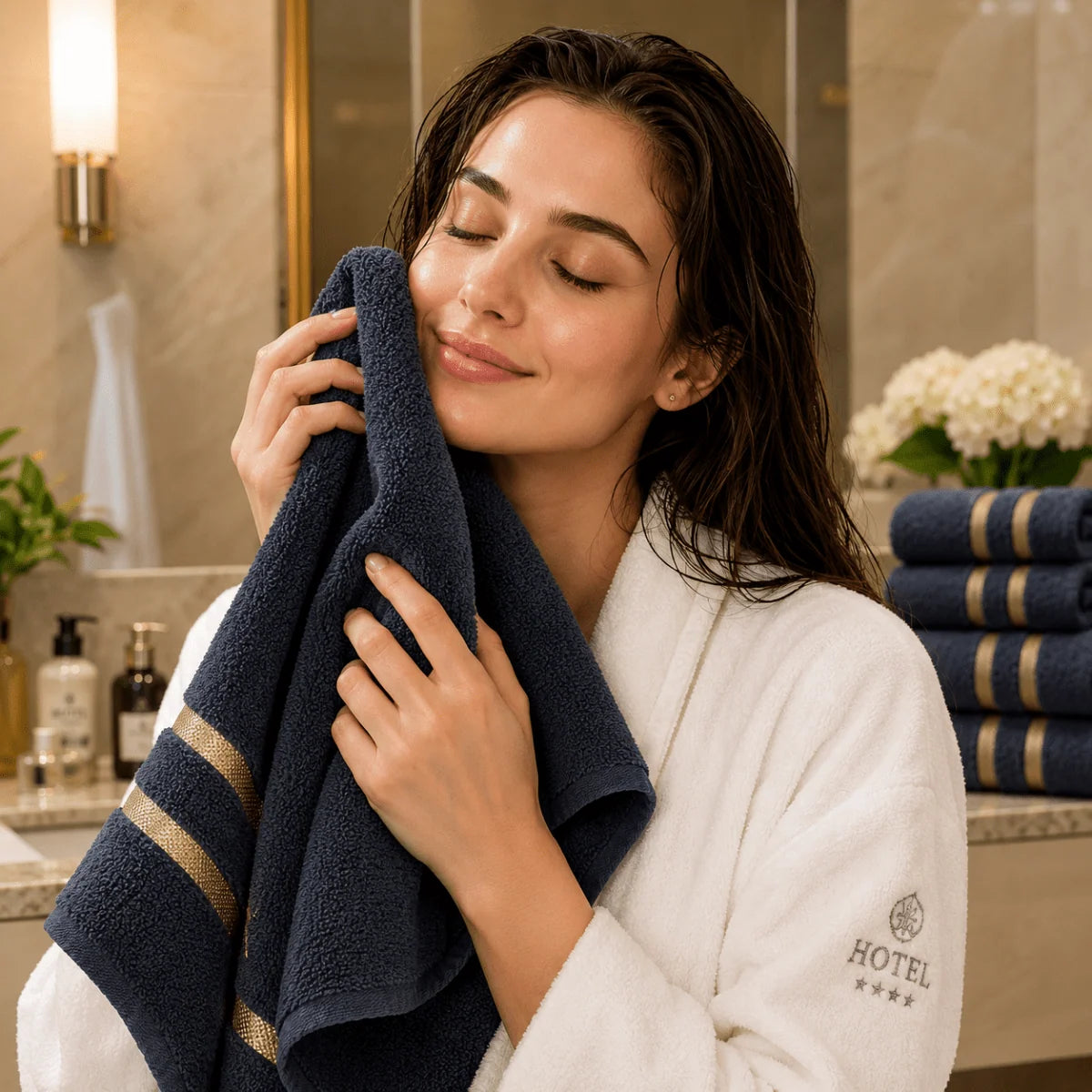 Towel Set Soft & Absorbent 8-Piece Set