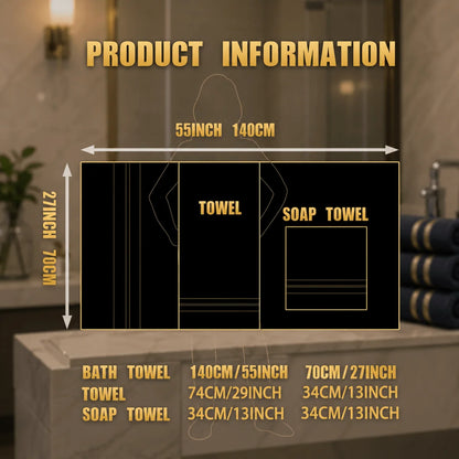Towel Set Soft & Absorbent 8-Piece Set