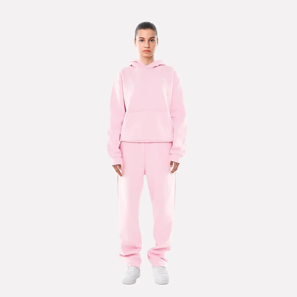 Tracksuit Set Unisex Matching Jacket & Pants Elastic Waistband