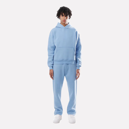 Tracksuit Set Unisex Matching Jacket & Pants Elastic Waistband