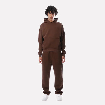 Tracksuit Set Unisex Matching Jacket & Pants Elastic Waistband