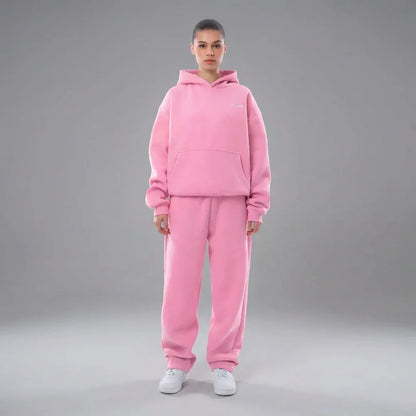 Tracksuit Set Unisex Matching Jacket & Pants Elastic Waistband