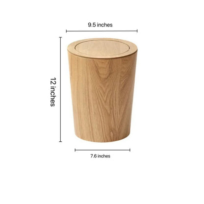 Trash Can 360 Degree Swing Lid Concealed Bag Holder