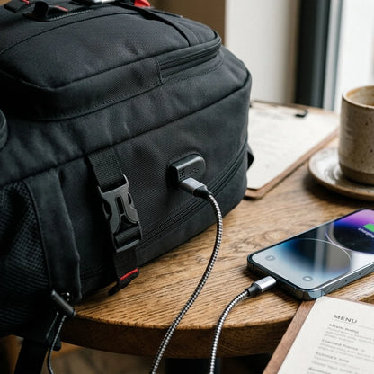 Travel Laptop Backpack 60L Expandable Water-Resistant USB Charging