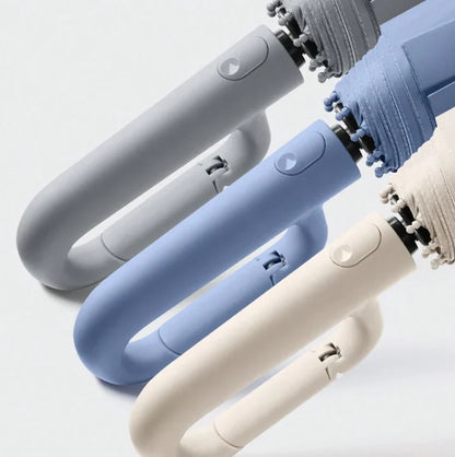 Travel Umbrella Wind-Resistant Automatic Open & Close Reflective Trim